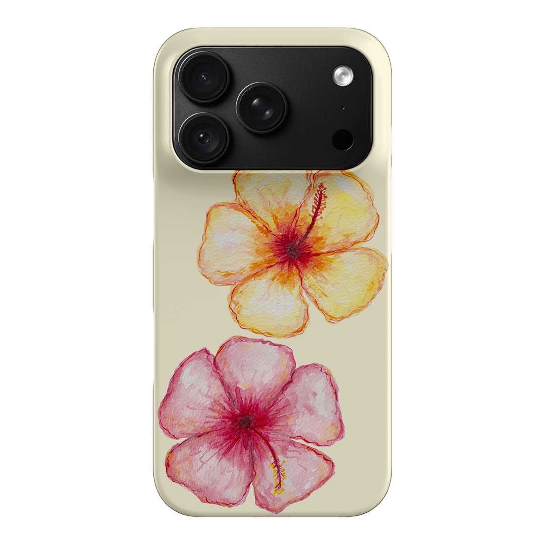 Hibiscus Flower Yellow Printed Phone Cases iPhone 18 Pro / Snap by BG. Studio - The Dairy