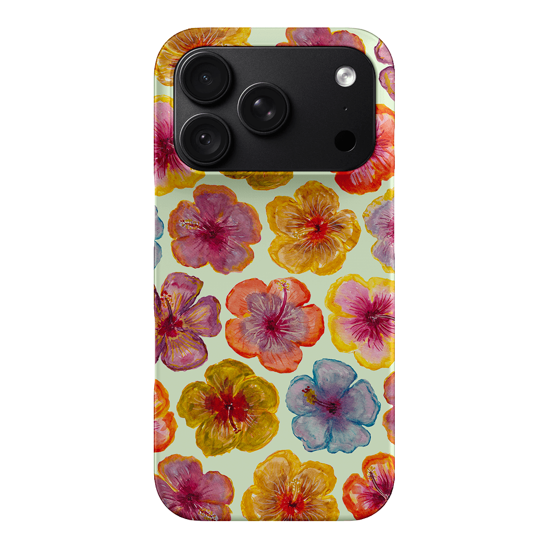 Hibiscus Holiday Sorbet Printed Phone Cases iPhone 18 Pro / Snap by BG. Studio - The Dairy
