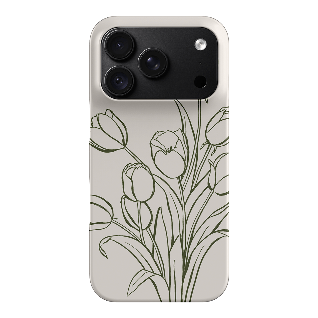 Inked Tulips Printed Phone Cases iPhone 18 Pro / Snap by Typoflora - The Dairy