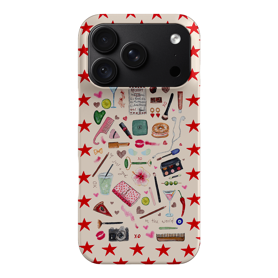 Just A Girl Printed Phone Cases iPhone 18 Pro / Snap by BG. Studio - The Dairy