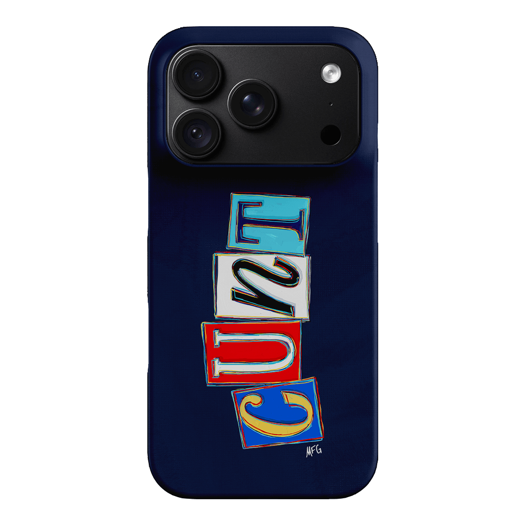 Lil Cnts Blue Printed Phone Cases iPhone 18 Pro / Snap by Margarbs Art - The Dairy