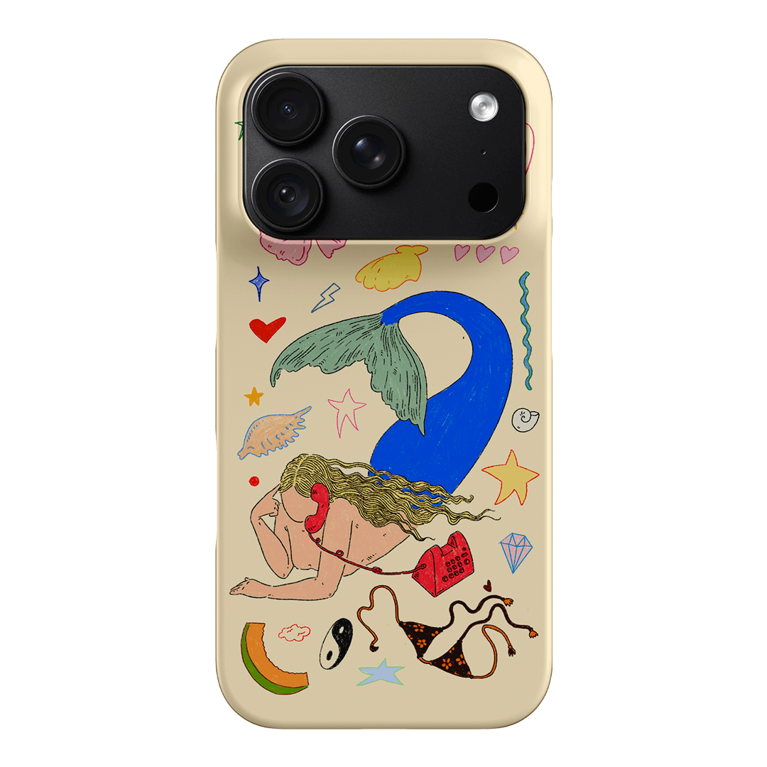 Mermaid Salad Cream Printed Phone Cases iPhone 18 Pro / Snap by Easty Beasty - The Dairy