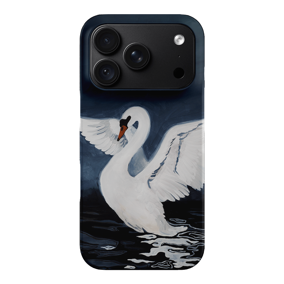Midnight Swan Printed Phone Cases iPhone 18 Pro / Snap by Lisa Hu - The Dairy