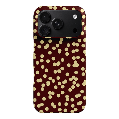 Mini Confetti Burgundy Butter Printed Phone Cases iPhone 18 Pro / Armoured by Veronica Tucker - The Dairy