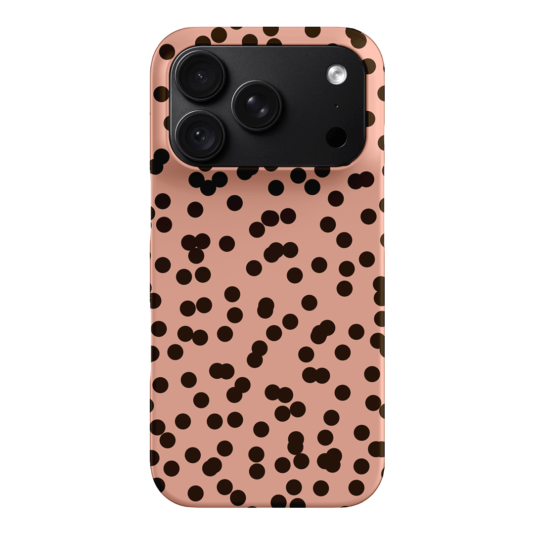 Mini Confetti Pink Chocolate Printed Phone Cases iPhone 18 Pro / Snap by Veronica Tucker - The Dairy