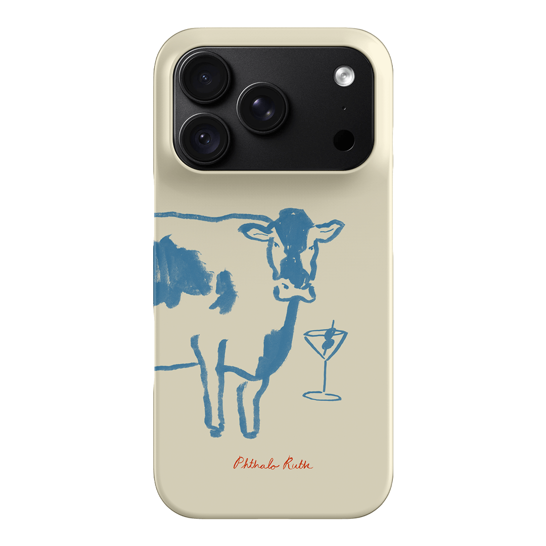 Mootini Blue Printed Phone Cases iPhone 18 Pro / Snap by Phthalo Ruth - The Dairy