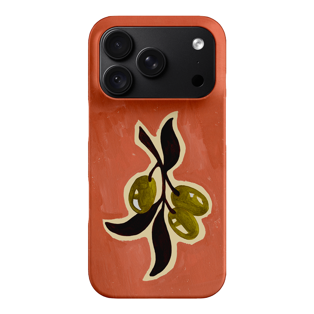 Olives Printed Phone Cases iPhone 18 Pro / Snap by Studio Bon - The Dairy