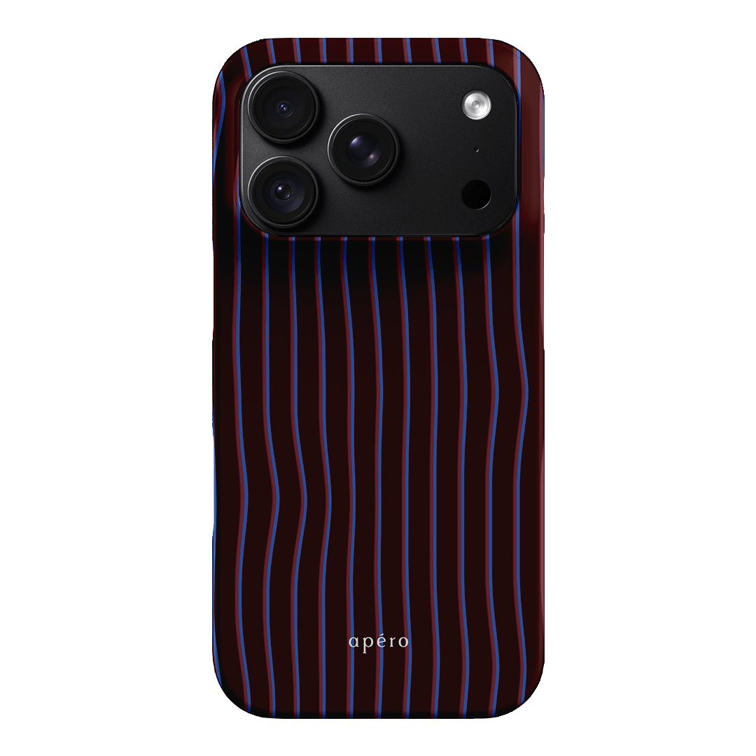Panama Burgundy Printed Phone Cases iPhone 18 Pro / Snap by Apero - The Dairy