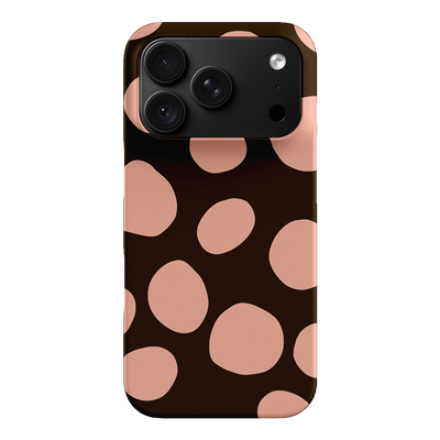 Pebbles Chocolate Pink Printed Phone Cases iPhone 18 Pro / Armoured by Veronica Tucker - The Dairy