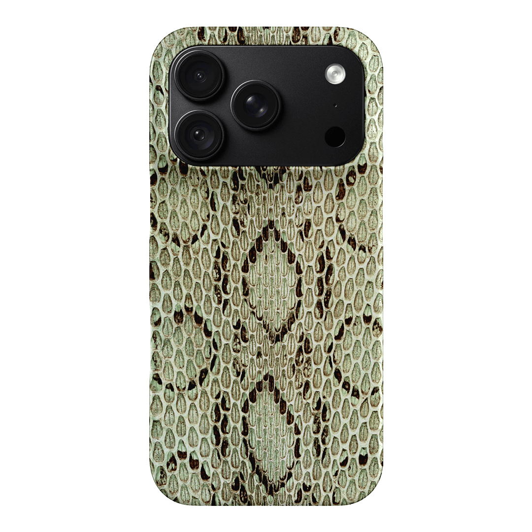 Pistachio Python Printed Phone Cases iPhone 18 Pro / Snap by The Dairy - The Dairy