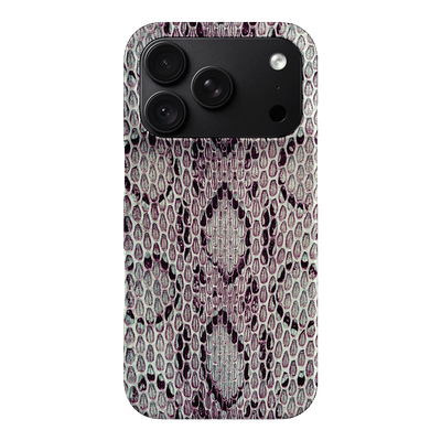 Plum Python Printed Phone Cases iPhone 18 Pro / Armoured by The Dairy - The Dairy