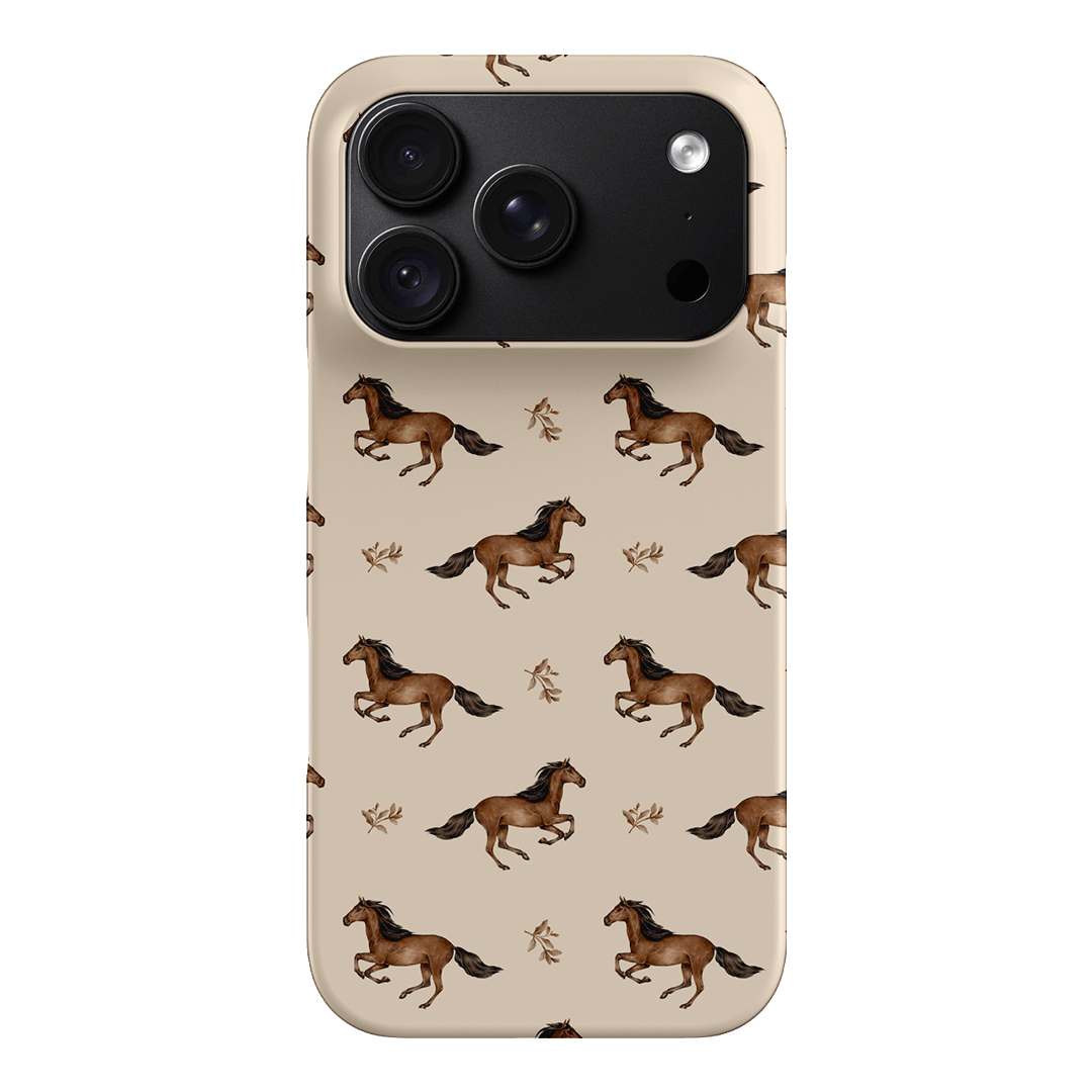 Running Horse Printed Phone Cases iPhone 18 Pro / Snap by Kasiags Art - The Dairy