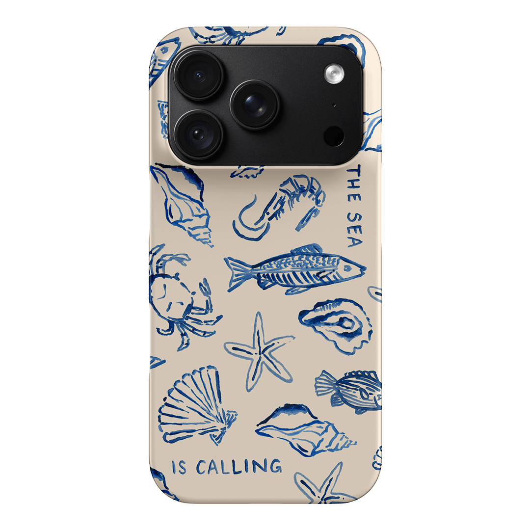 Sea Call Printed Phone Cases iPhone 18 Pro / Snap by Cass Deller - The Dairy