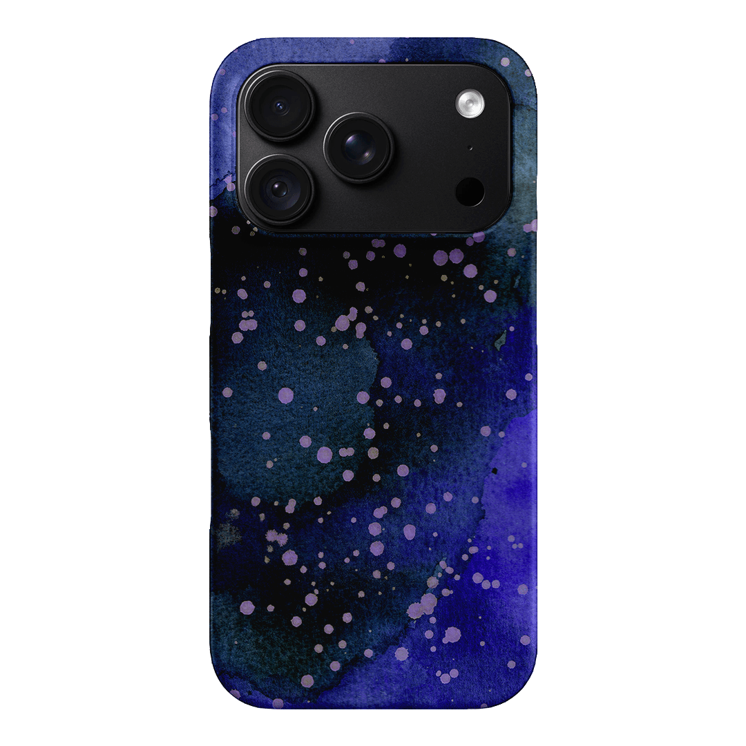 Spotty Navy Printed Phone Cases iPhone 18 Pro / Snap by The Dairy - The Dairy