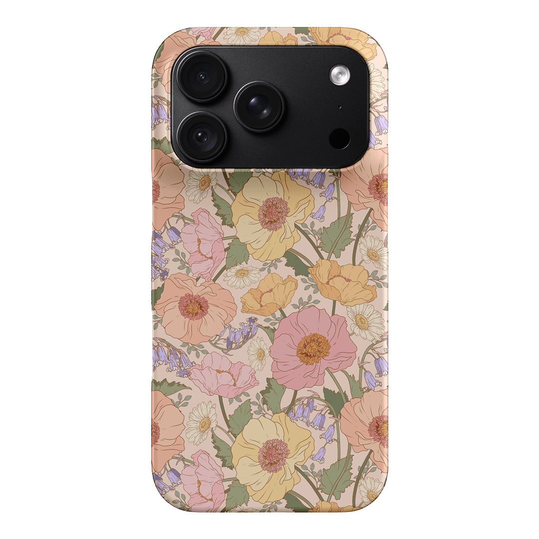 Spring Poppy Printed Phone Cases iPhone 18 Pro / Snap by Kasiags Art - The Dairy