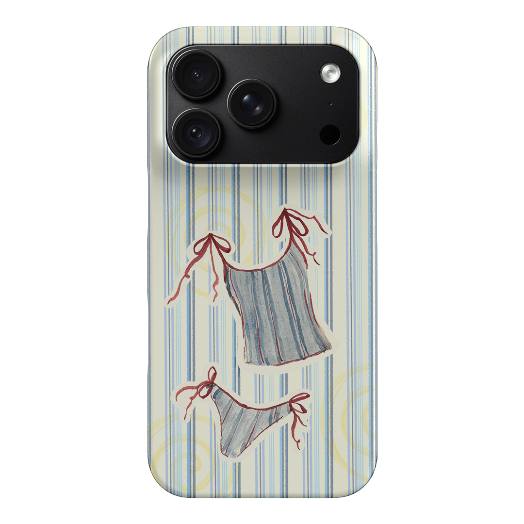 Stripe Tankini Printed Phone Cases iPhone 18 Pro / Snap by Kayla Carr - The Dairy