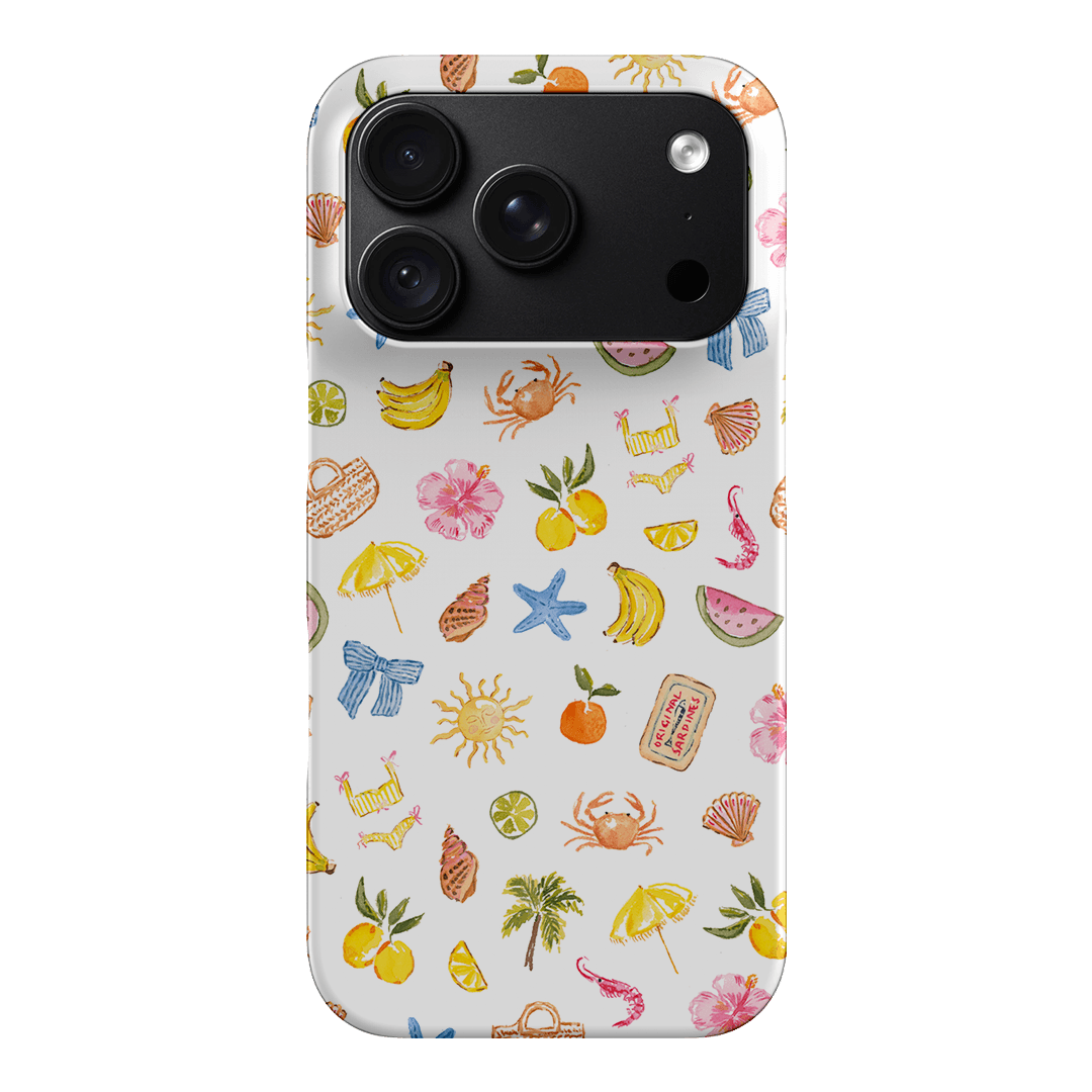 Summer Icons Printed Phone Cases iPhone 18 Pro / Snap by Cass Deller - The Dairy