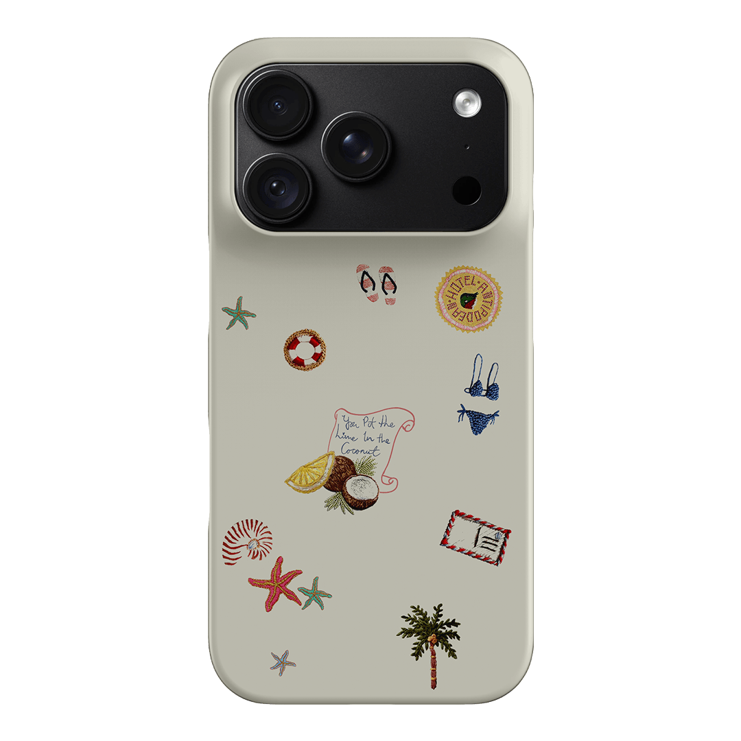 Vacay All Day Cream Printed Phone Cases by Antipodean - The Dairy