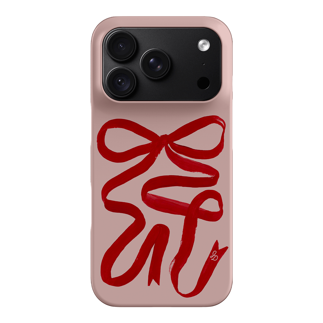 Valentine Ribbon Printed Phone Cases iPhone 18 Pro / Snap by Jasmine Dowling - The Dairy