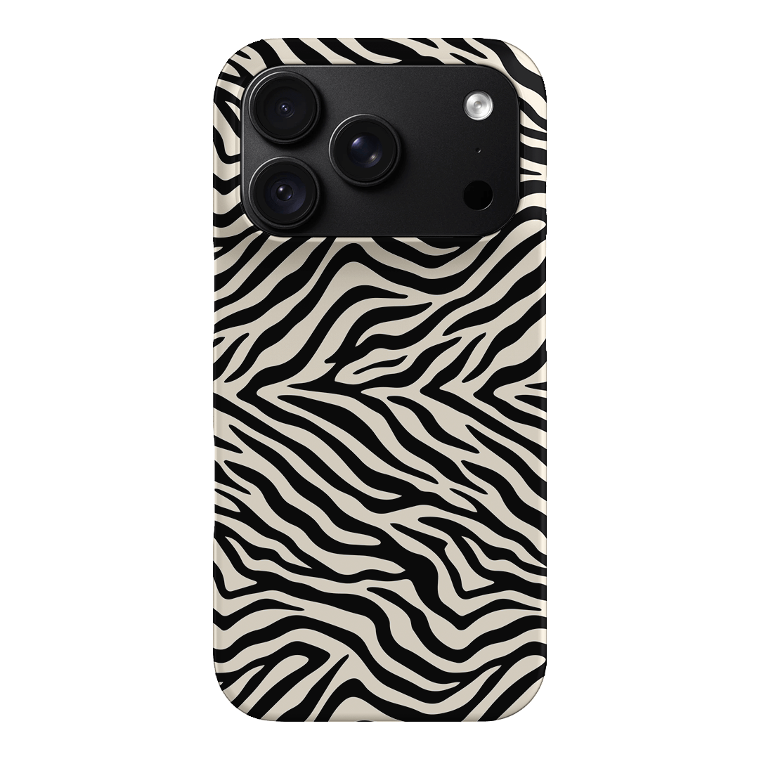 Zebra Ink Printed Phone Cases iPhone 18 Pro / Snap by The Dairy - The Dairy