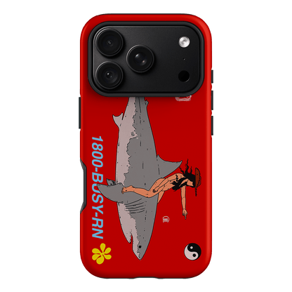 1800-Busy Rn in Red Printed Phone Cases iPhone 18 Pro / Armoured by Easty Beasty - The Dairy