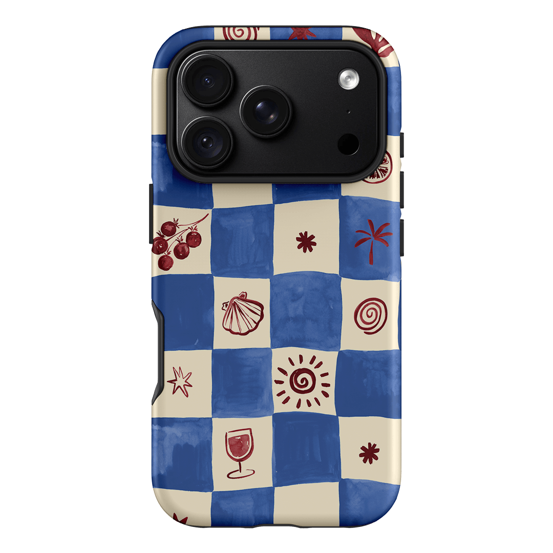Afternoon Mezze Cornflower Printed Phone Cases iPhone 18 Pro / Armoured by Charlie Taylor - The Dairy