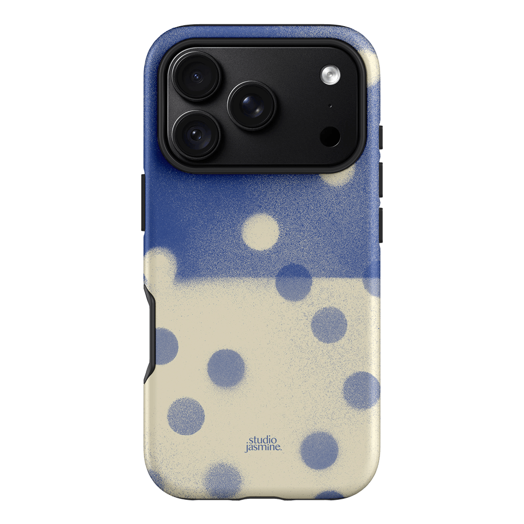 Bleu Polka Dot Printed Phone Cases iPhone 18 Pro / Armoured by Jasmine Dowling - The Dairy