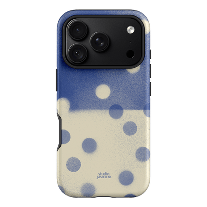 Bleu Polka Dot Printed Phone Cases iPhone 18 Pro / Armoured by Jasmine Dowling - The Dairy