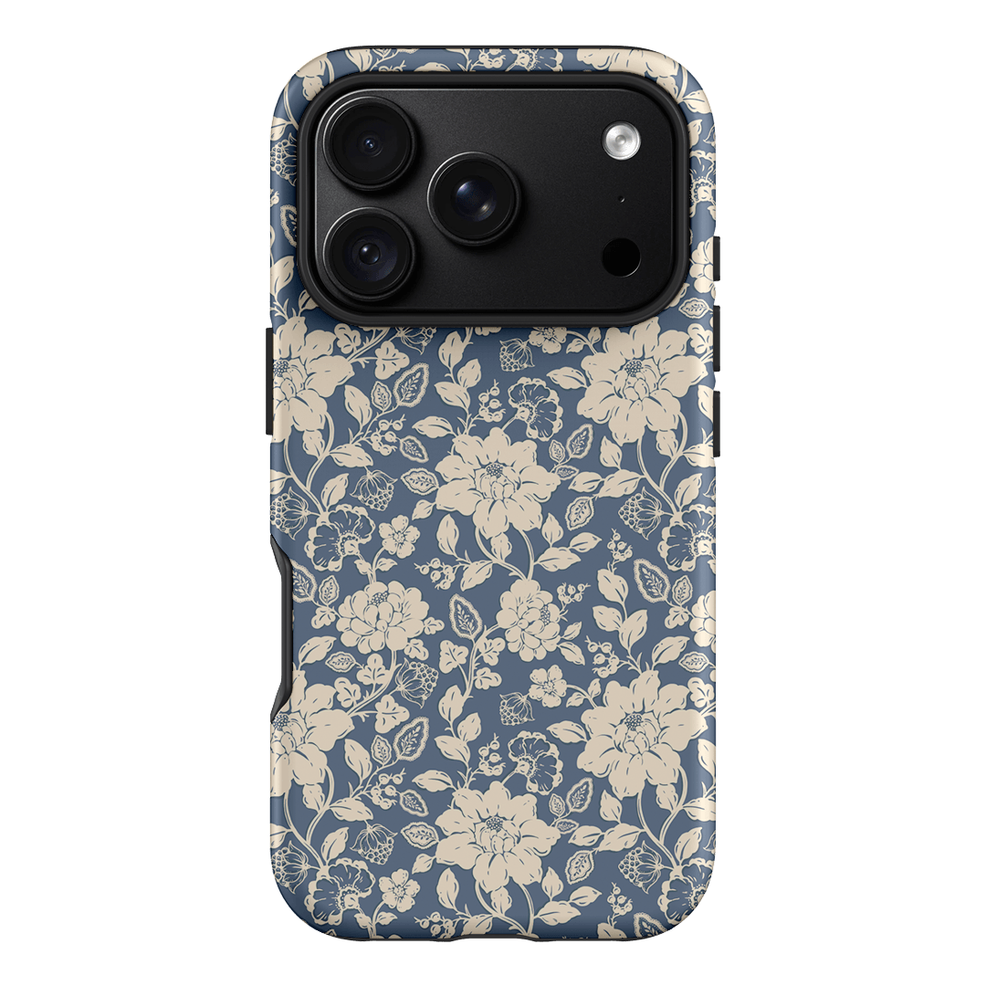 Blue Garden Printed Phone Cases iPhone 18 Pro / Armoured by Kasiags Art - The Dairy