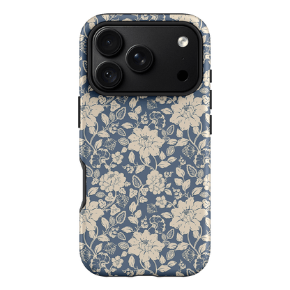 Blue Garden Printed Phone Cases iPhone 18 Pro / Armoured by Kasiags Art - The Dairy