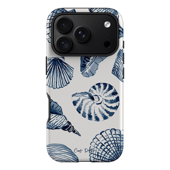 Blue Shells Printed Phone Cases iPhone 18 Pro / Armoured by Cass Deller - The Dairy