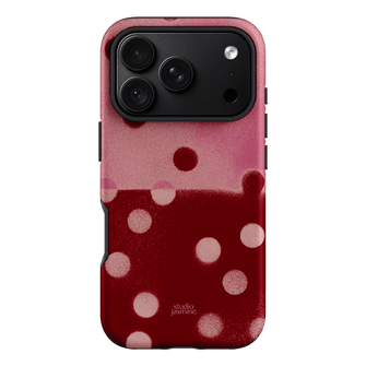 Cherry Polka Dot Printed Phone Cases iPhone 18 Pro / Armoured by Jasmine Dowling - The Dairy