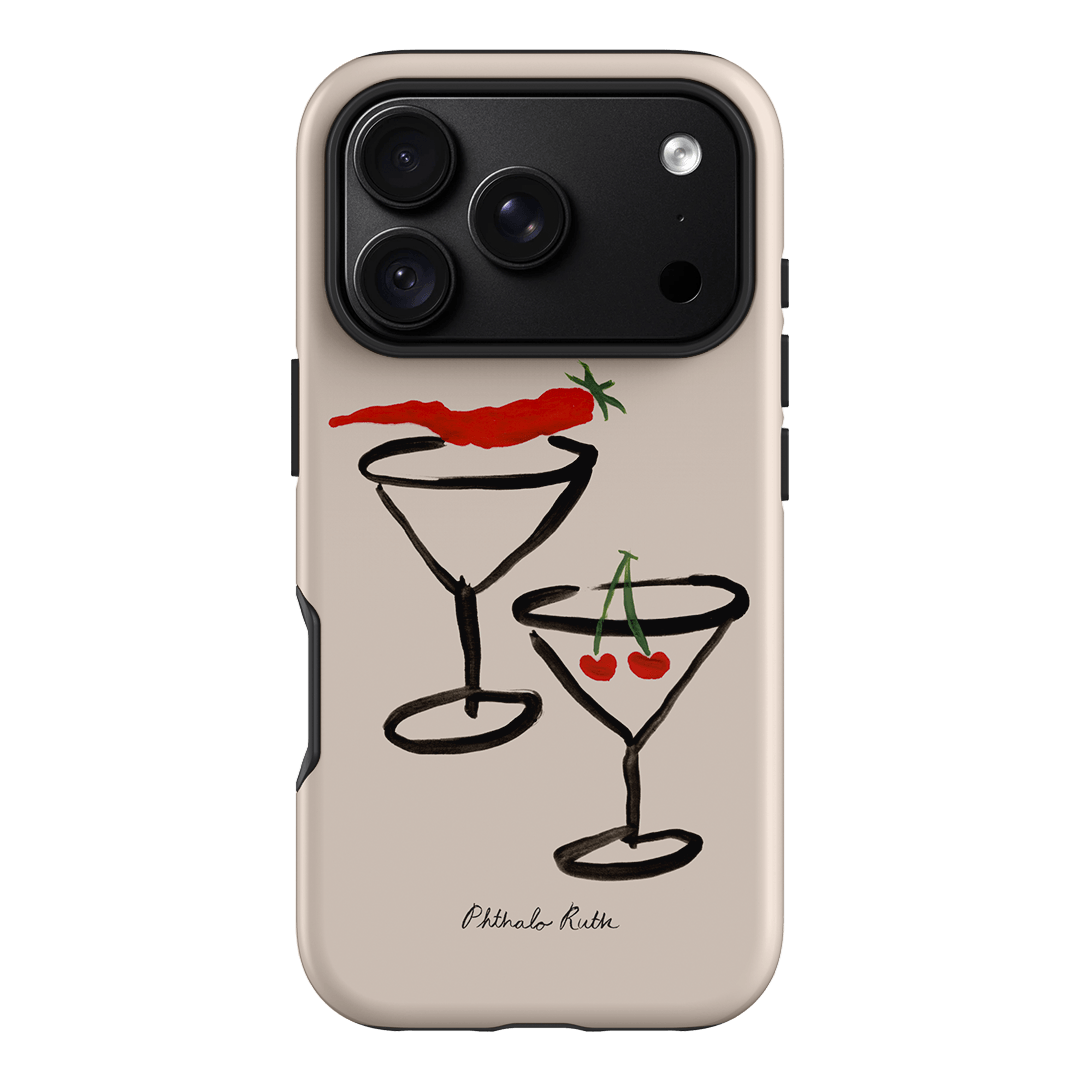 Chili Cherry Printed Phone Cases iPhone 18 Pro / Armoured by Phthalo Ruth - The Dairy