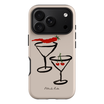 Chili Cherry Printed Phone Cases iPhone 18 Pro / Armoured by Phthalo Ruth - The Dairy