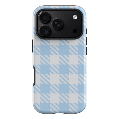 Cloud Plaid Printed Phone Cases iPhone 18 Pro / Armoured by The Dairy - The Dairy