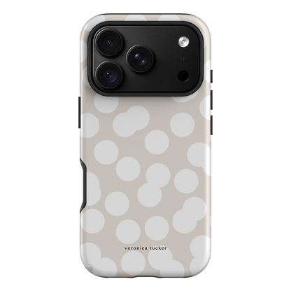 Confetti White Printed Phone Cases iPhone 18 Pro / Armoured by Veronica Tucker - The Dairy