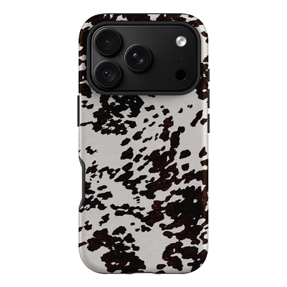 Cowhide Charm Printed Phone Cases iPhone 18 Pro / Armoured by The Dairy - The Dairy