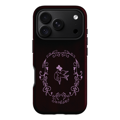 Darling Burgundy Printed Phone Cases by The Dairy - The Dairy