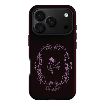 Darling Burgundy Printed Phone Cases by The Dairy - The Dairy