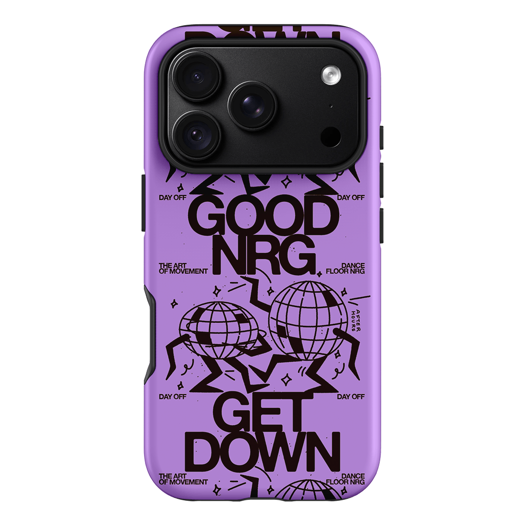 Good Energy in Purple Printed Phone Cases iPhone 18 Pro / Armoured by After Hours - The Dairy