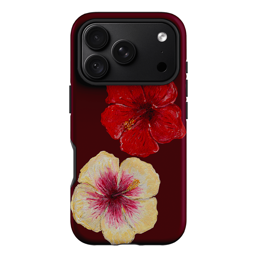 Hibiscus Flower Printed Phone Cases iPhone 18 Pro / Armoured by BG. Studio - The Dairy