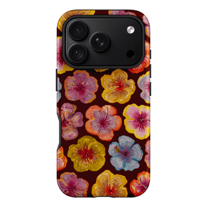Hibiscus Holiday Rouge Printed Phone Cases iPhone 18 Pro / Armoured by BG. Studio - The Dairy