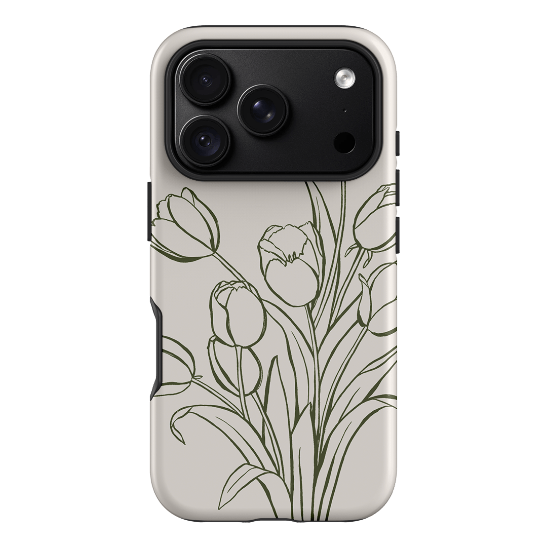 Inked Tulips Printed Phone Cases iPhone 18 Pro / Armoured by Typoflora - The Dairy