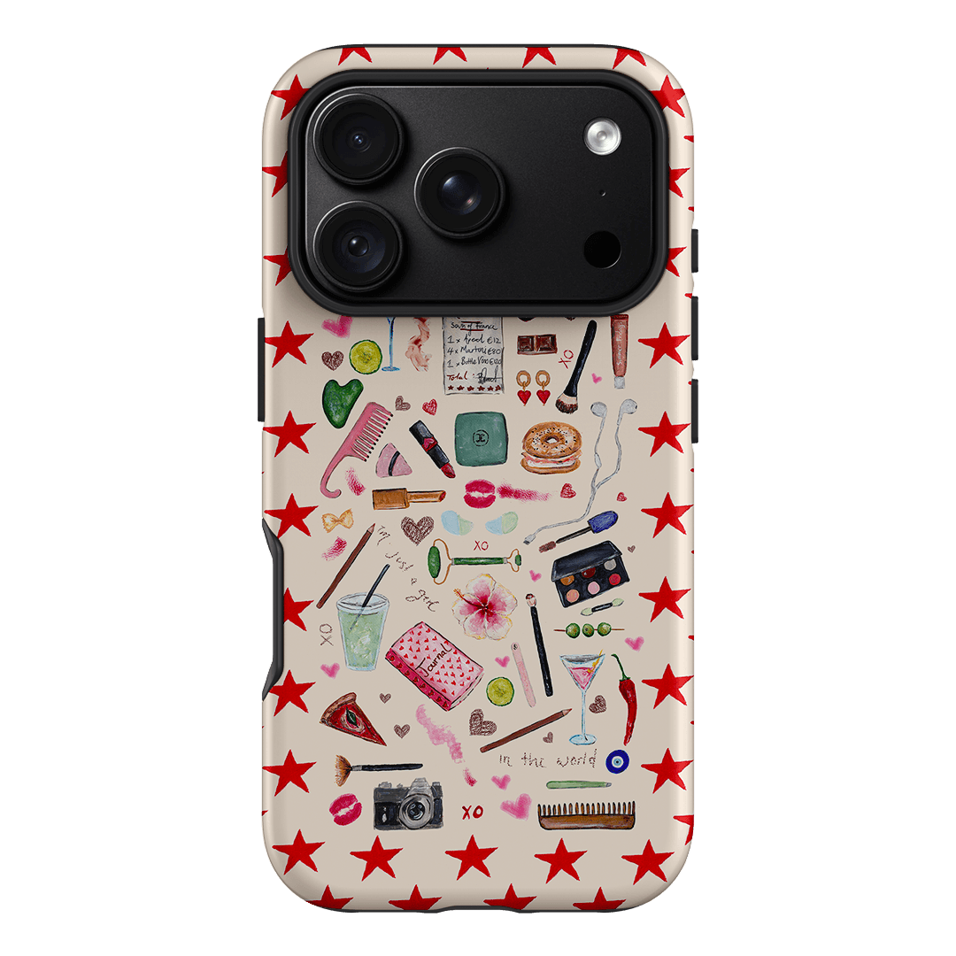 Just A Girl Printed Phone Cases iPhone 18 Pro / Armoured by BG. Studio - The Dairy