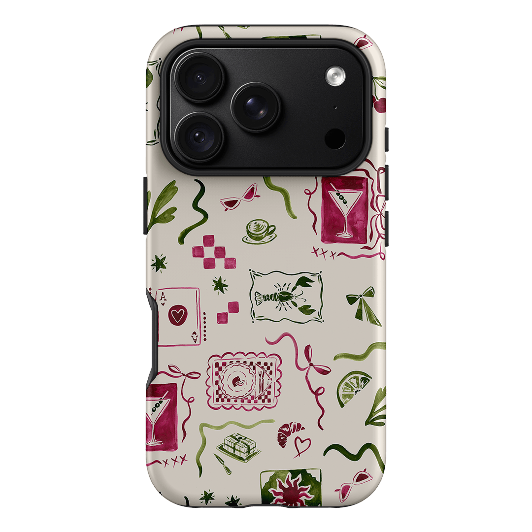 Martini Gal Printed Phone Cases iPhone 18 Pro / Armoured by Charlie Taylor - The Dairy