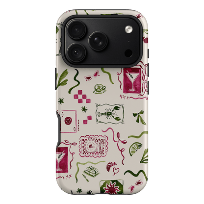 Martini Gal Printed Phone Cases iPhone 18 Pro / Armoured by Charlie Taylor - The Dairy