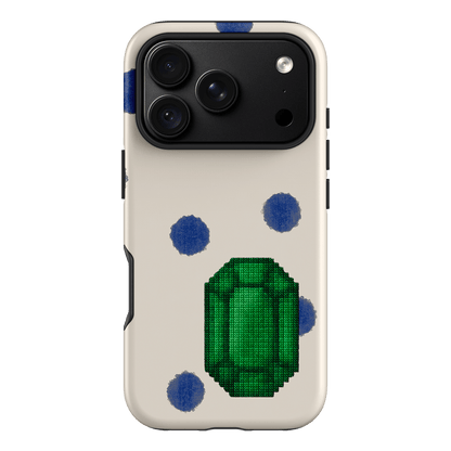 May Emerald Printed Phone Cases iPhone 18 Pro / Armoured by Joiana - The Dairy