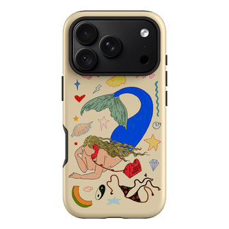 Mermaid Salad Cream Printed Phone Cases iPhone 18 Pro / Armoured by Easty Beasty - The Dairy