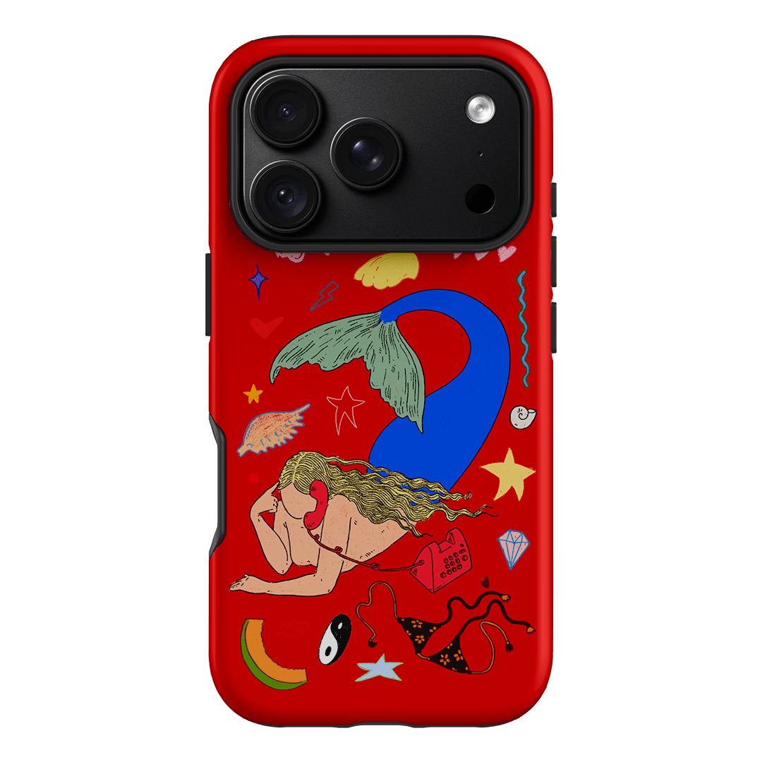 Mermaid Salad Scarlet Printed Phone Cases iPhone 18 Pro / Armoured by Easty Beasty - The Dairy