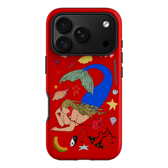 Mermaid Salad Scarlet Printed Phone Cases iPhone 18 Pro / Armoured by Easty Beasty - The Dairy